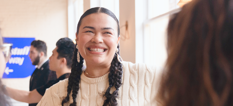 smiling woman